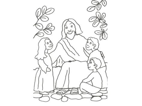 Dibujos De Jesus Para Colorear Descargar E Imprimir Colorear Imágenes