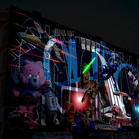 toy heritage mural blink a festival of light and art cincinnati ohio october 13 16 2022