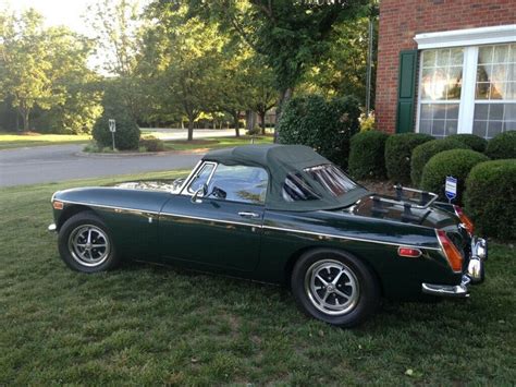 1972 Classic Mgb Roadster Convertible 4 Cylinder 16787 Miles 4 Speed