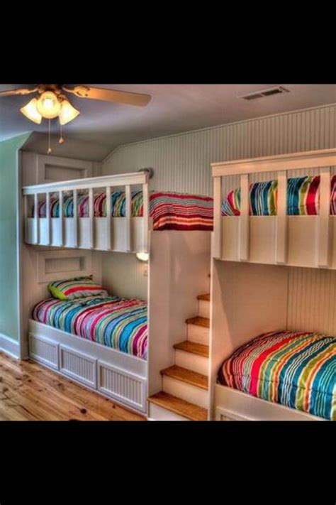 Here are 68 diy bunk bed plans which you can follow and build a getting creative with ways in which a bunk bed can be used, she has now installed the. Creative quad bunk bed | My dream home | Pinterest