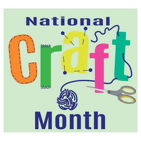 National Craft Month Idea For Poster Banner Flyer Leaflet Or