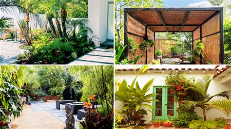 10 Awesome Ideas How To Make Small Tropical Backyard