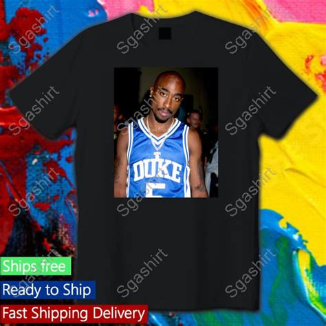 Official Tupac Shakur Duke Shirt Sgashirt