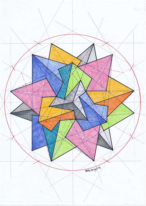 Solid Polyhedra Escher Mathart Geometry Symmetry Handmade