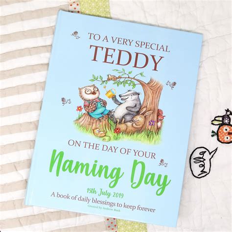Naming Day T Book A Very Special Personalized Book Of Etsy