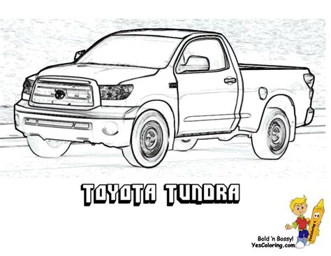 Toyota Tundra Coloring Pages Toyota Tundra Truck Coloring Pages 8694