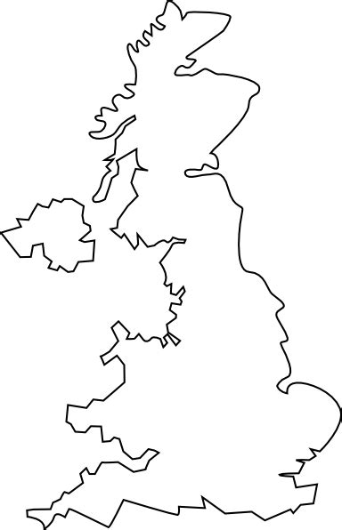 Uk Map Outline Clipart Best