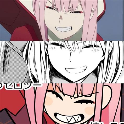 Zero Two Smile Anime Manga And 4koma Trifecta Rdarlinginthefranxx