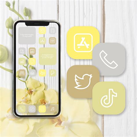 Magnolia Minimal App Icons Pale Pink Widgetsmith Springtime Homescreen