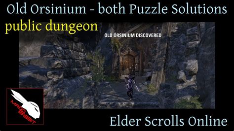 Old Orsinium Puzzle Solutions Wrothgar DLC Elder Scrolls Online Public Dungeon YouTube