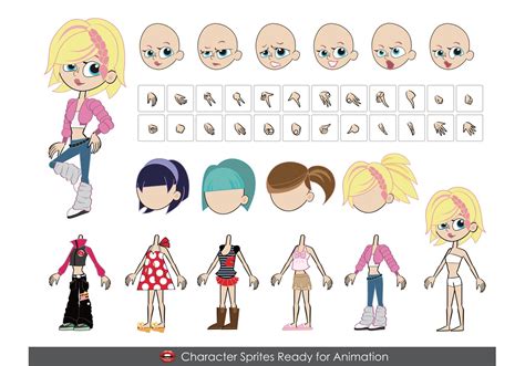 Free Female Vector Characters