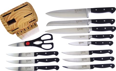Hri060 Hen And Rooster Kitchen Knife Set 12 Pieces