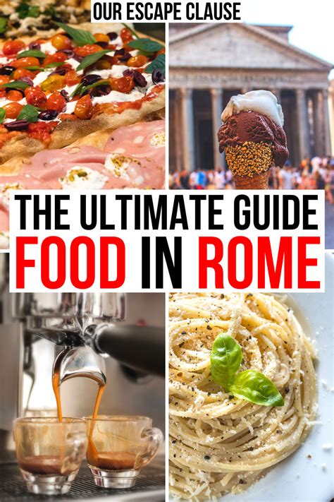 Unveiling The Culinary Delights Of Rome Your Ultimate Food Guide
