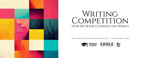 Writing Competition How My Book Changed The World Exisle Academy