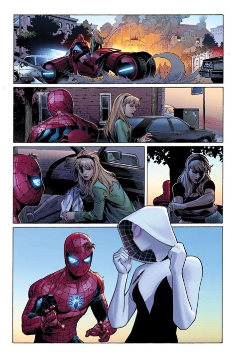 Spidey Spider Gwen Team Up Spider Gwen Comics Marvel Spiderman Art