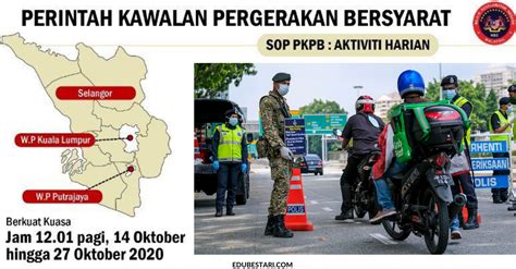Ini 30 perkara anda perlu tahu sepanjang tempoh pkpb di selangor, kuala lumpur & putrajaya. PKPB: Perkara Yang Dibenarkan & Dilarang Di Selangor, WP ...