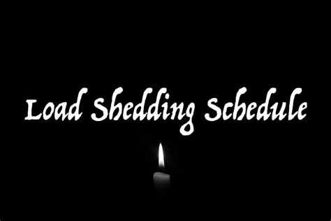 Finding your load shedding schedule for your specific city, town or municipality can be a torrid task online, and searching for them wastes valuable time. Load Shedding Schedule - Solar Panel Suppliers South Africa