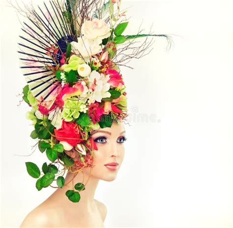 Spring Woman Stock Photo Image Of Colorful Cosmetology 56352352