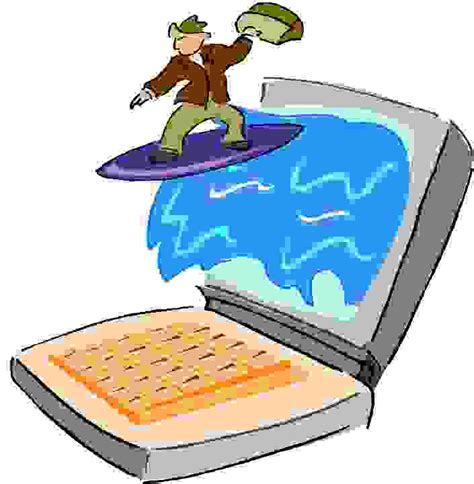 Surfing The Internet Clipart