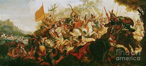 The Battle Of The Granicus In May 334 Bc Painting By Francesco