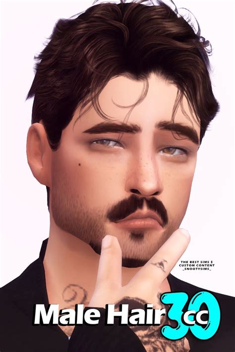 30 Sims 4 Male Hair Cc For A New Hot Look Artofit