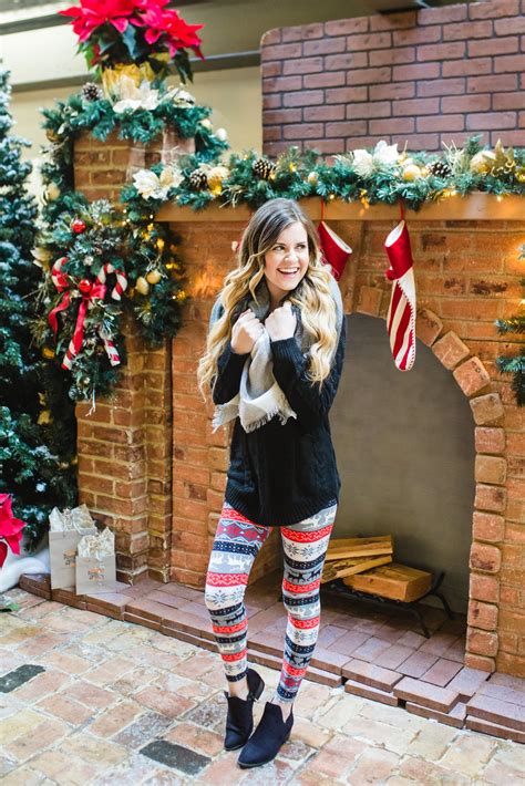 Christmas Leggings Outfit Styling For A Day In Or A Night Out • Everyday Ellis