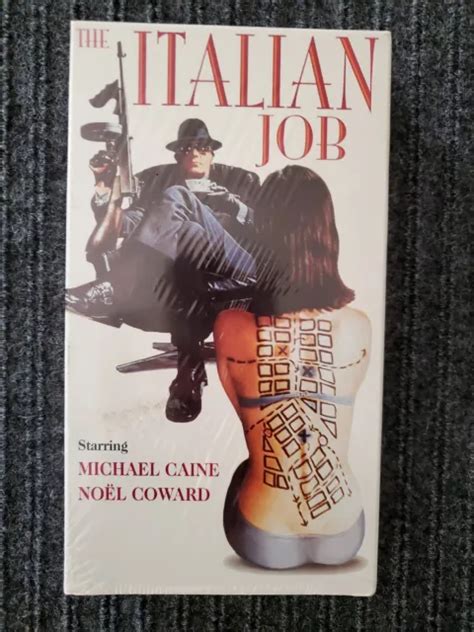 The Italian Job Vhs Tape Michael Caine Noel Coward Rare Htf Free Shipping New Picclick