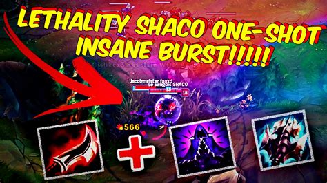 New Lethality Shaco Build 1shot League Of Legends Youtube