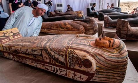 egypt cracks open 59 coffins buried over 2 500 years ago