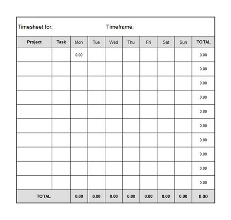 time card template    timesheet time card templates template lab