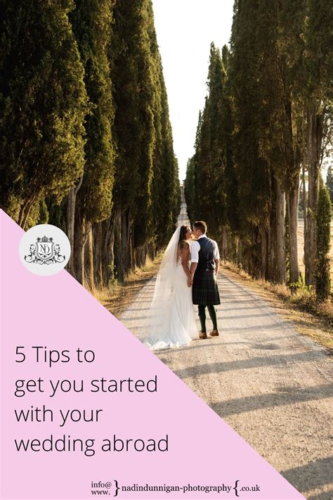 5 tips to get you started for your wedding abroad collaboration