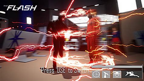 The Flash Vs Black Flash And Nora Runs From Black Flash Crisis On Earth One Gameplay Youtube