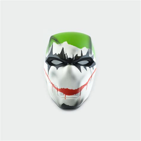 Cosplay Joker Red Hood Helmet Dc Universe Joker Mask Jason Etsy