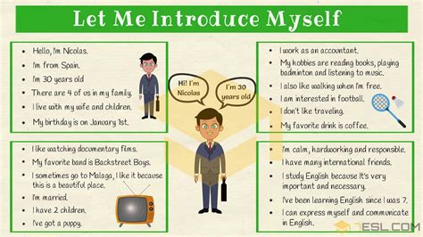 How To Introduce Yourself Karinkat
