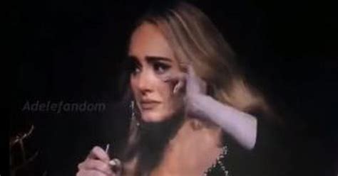 Watch Adele Moved To Tears As Fan Shows Up With Picture Of His Late