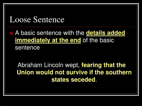 Ppt Loose And Periodic Sentences Powerpoint Presentation Free
