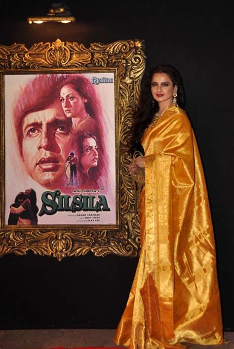 Birthday Special Rekha S Gorgeous Sari Moments Movies