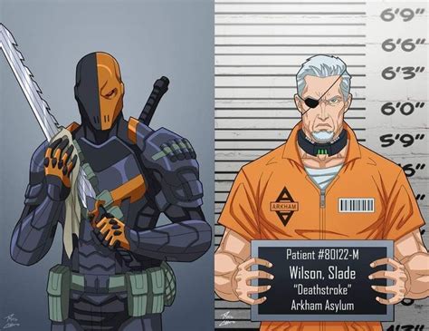 Deathstrokeslade Wilson Comic Villains Superhero Characters Dc