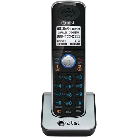 Atandt Tl86109 Dect 60 2 Line Expandable Cordedcordless Phone With