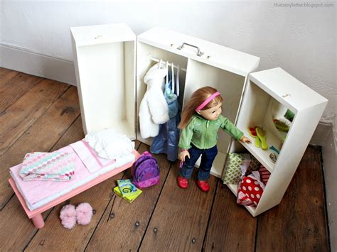 ハウス 18 Inch Doll Storage Clothes Open Wardrobe Furniture Fits 18