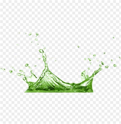 Free Download Hd Png Green Water Splash Png Png Image With