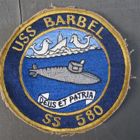 Vintage 1960s Era Us Navy Uss Barbel Ss 580 Submarine Theater Made