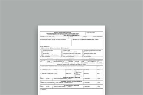 Da Form 31 Request And Authority For Leave Pdf