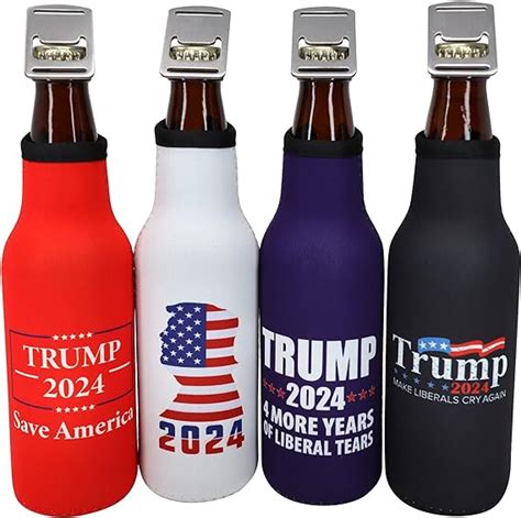 Trump 2024 Beer Bottle Insulator Donald Trump Ts Maga Save America Make