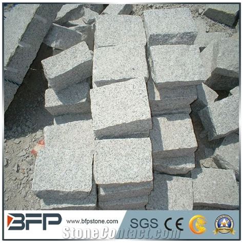 G603 Grey Granite Paving And Clading Stone Grey Granite Cube Stone