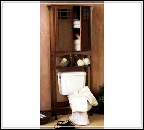 Organize bathroom items easily using the over the toilet space saving bathroom cabinet in white. Interesting Bathroom Space Savers Inspirations You Have to ...