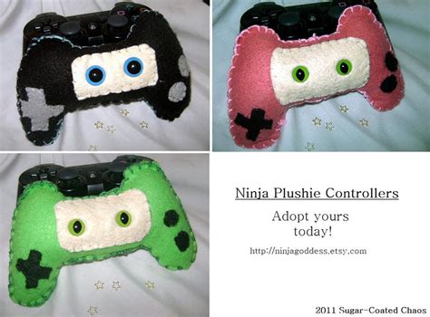 Ninja Plushie Controllers By Sugarlishes On Deviantart