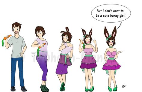 Bunny Girl Tg Tf Male To Female Transformation Animation Gender Bender