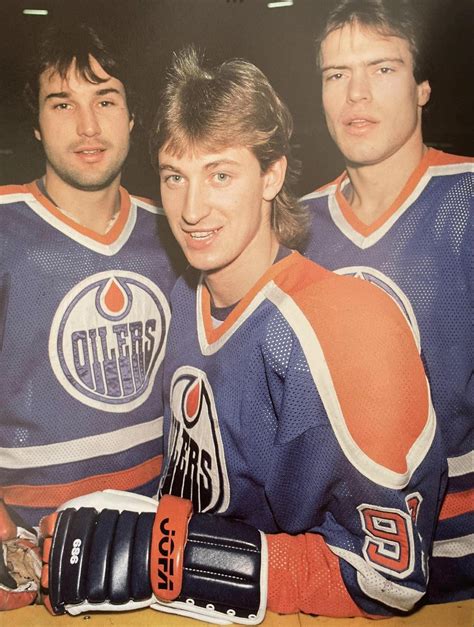 Paul Coffey Wayne Gretzky And Mark Messier Rnhl