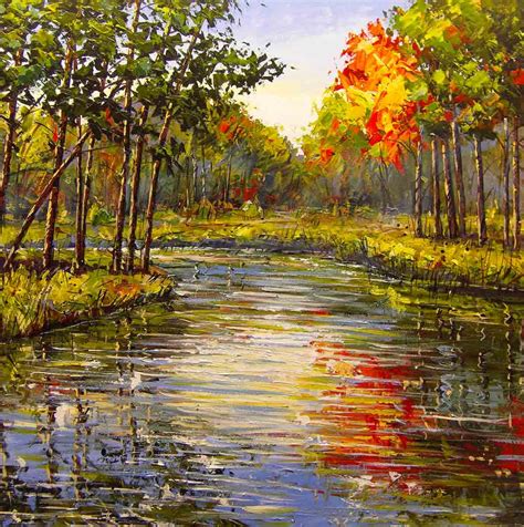 30 Stunning Acrylic Landscape Painting Home Decoration And